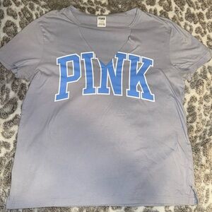PINK V-neck size large